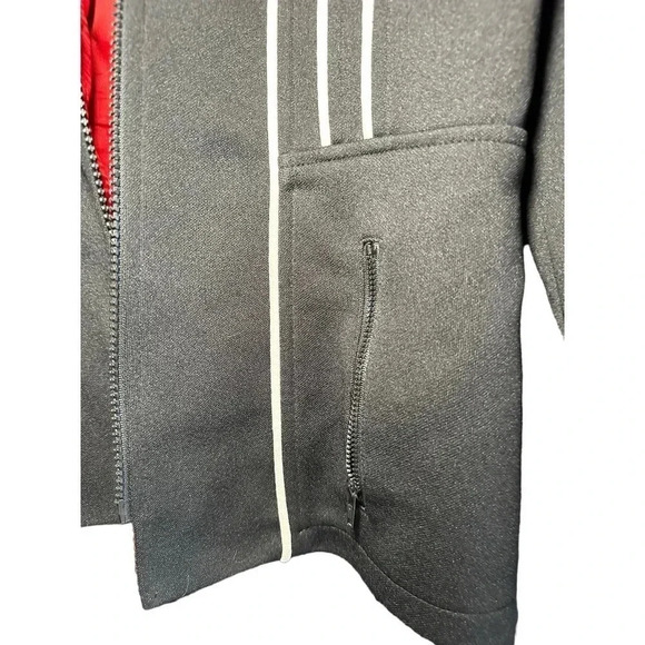 Bebe Women's Black Long Sleeves Zip Up Blazer Jacket Size 10 - Picture 7 of 9